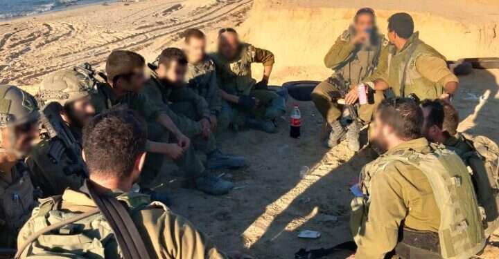 פעילות היחידה לבריאות הנפש ברצועת עזה. צילום: דובר צה נתוני צה"ל: 85% מהלוחמים שנזקקו לטיפול נפשי – חזרו להילחם