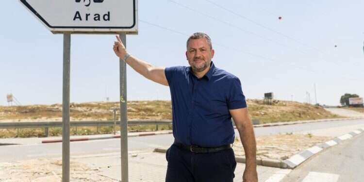 יאיר מעיין, ראש עיריית ערד הנבחר. צילום: לירון מולדובן יאיר מעיין, ראש עיריית ערד הנבחר. צילום: לירון מולדובן