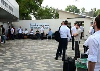 גיוס חרדים במהלך המלחמה, אוקטובר 2023. צילום: יוסי זליגר