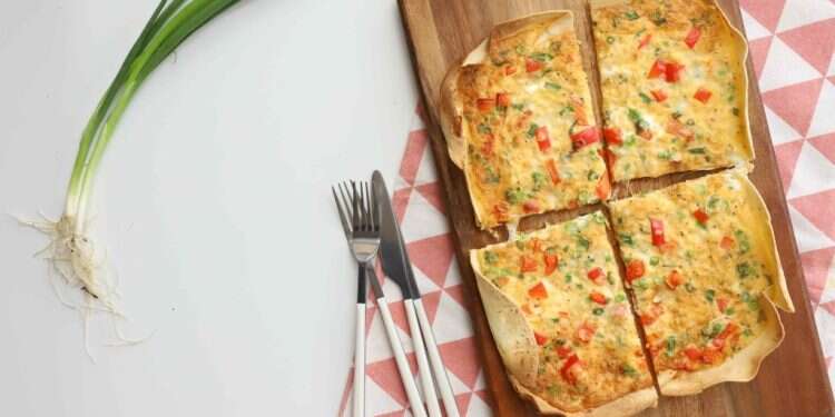 חביתה בטורטייה. צילום: אפרת ליכטנשטט