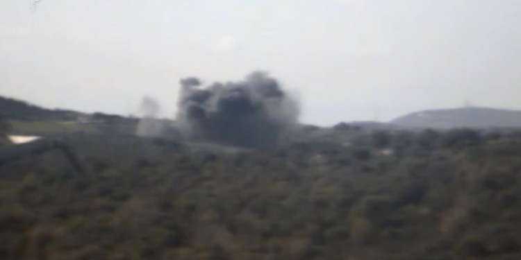 תיעוד מתקיפה בצפון