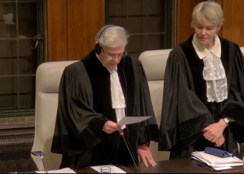 אהרן ברק בהאג. צילום: אתר האו"ם