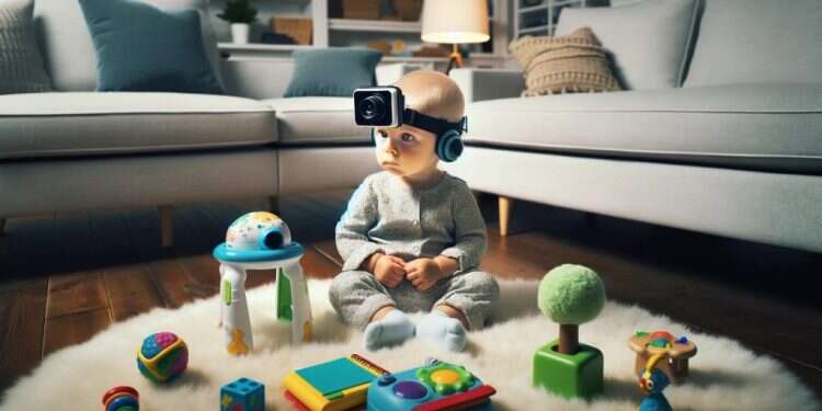 תינוק בן שנה וחצי עם מצלמת ראש לימד את החוקרים על יכולות הבינה המלאכותית