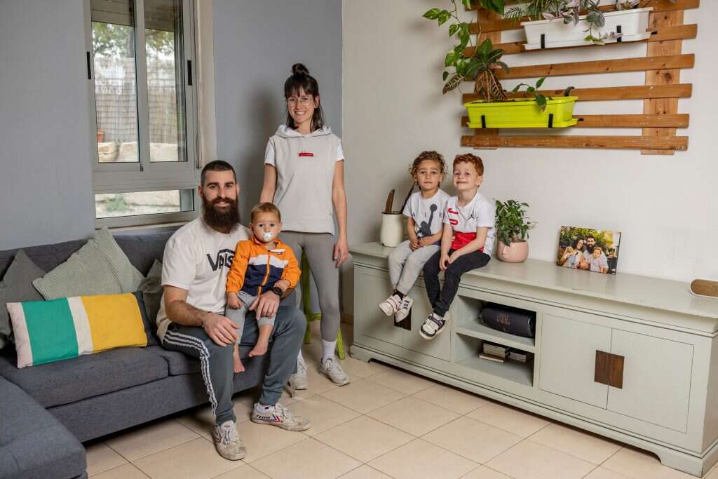 משפחת רוזמן. צילום: נעמה שטרן משפחת רוזמן