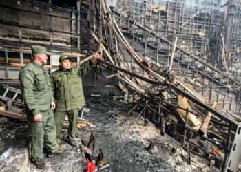 זירת הפיגוע במוסקבה, בשבת שעברה. צילום: אי.פי.איי