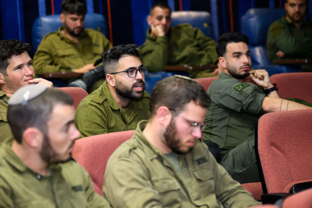 סטודנטים מילואימניקים באוניברסיטת בן גוריון. צילום: דני מכליס, אוניברסיטת בן גוריון