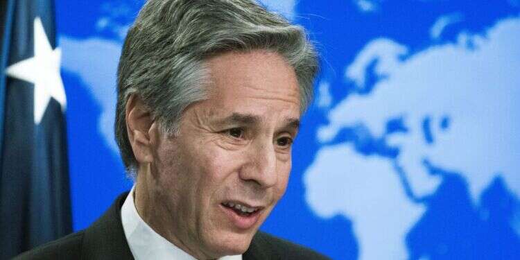 מזכיר המדינה האמריקני, אנתוני בלינקן. צילום: Manuel Balce Ceneta, AP ארה"ב הטילה סנקציות על מתיישבים נוספים – אחד מהם אח שכול