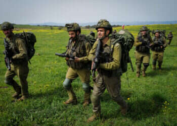 חיילי מילואים באימון ברמת הגולן, השבוע. צילום: מיכאל גלעדי, פלאש 90