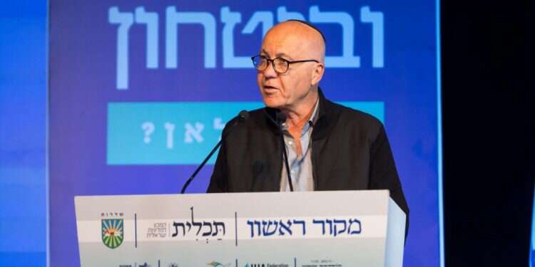 יורם כהן, ראש שב"כ לשעבר בוועידת מקור ראשון לחברה וביטחון בשדרות. צילום: לירון מולדובן