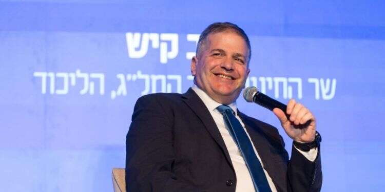 שר החינוך יואב קיש בוועידת מקור ראשון לחברה וביטחון בשדרות. צילום: לירון מולדובן שר החינוך יואב קיש בוועידת מקור ראשון לחברה וביטחון בשדרות. צילום: לירון מולדובן