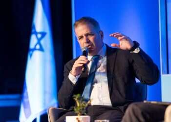 שר החינוך יואב קיש בוועידת מקור ראשון לחברה וביטחון בשדרות. צילום: לירון מולדובן