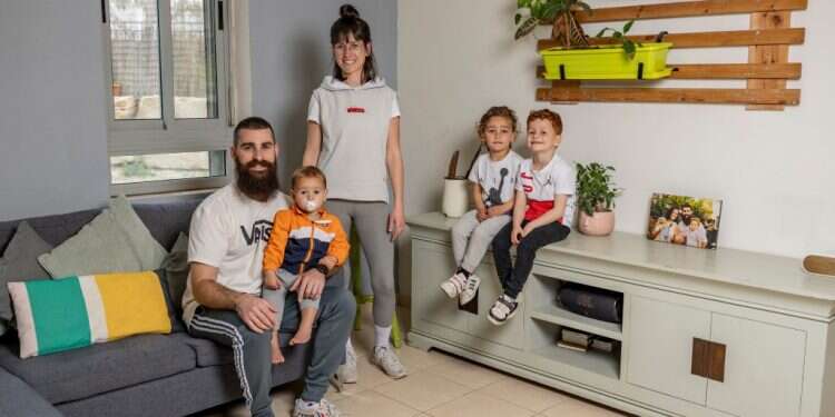 משפחת רוזמן. צילום: נעמה שטרן משפחת רוזמן