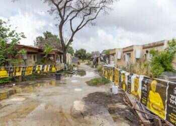 כפר עזה בשבוע שעבר. צילום: לירון מולדובן כפר עזה השבוע. צילום: לירון מולדובן