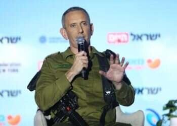 הרמטכ"ל הגרי בוועידת המחר של ישראל היום. צילום: לירון מולדבן-ישראל היום