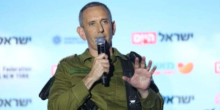 דובר צה הרמטכ"ל הגרי בוועידת המחר של ישראל היום. צילום: לירון מולדבן-ישראל היום