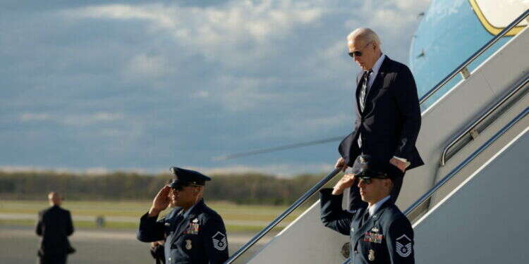 הנשיא ביידן. צילום: SAMUEL CORUM / AFP המתקפה האיראנית: מנהיגי העולם מתייצבים לצד ישראל