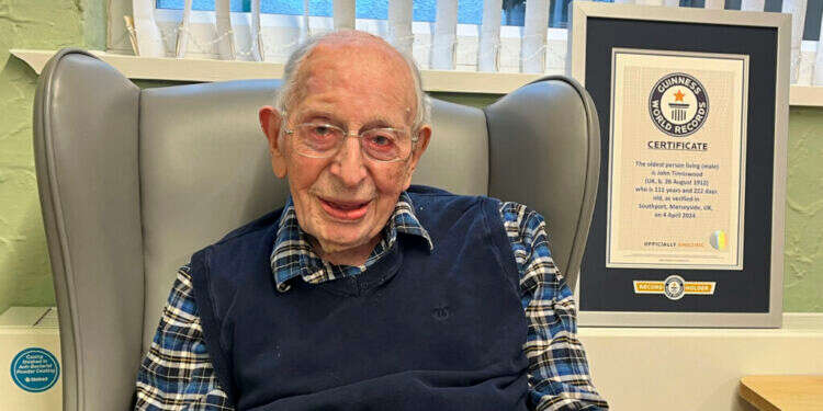 הסוד של האיש המבוגר בעולם לאריכות ימים: פיש אנד צ'יפס