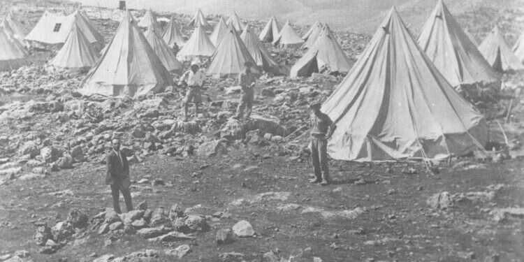 גדוד העבודה ברחביה, 1939. באדיבות ארכיון הצילומים של קק"ל