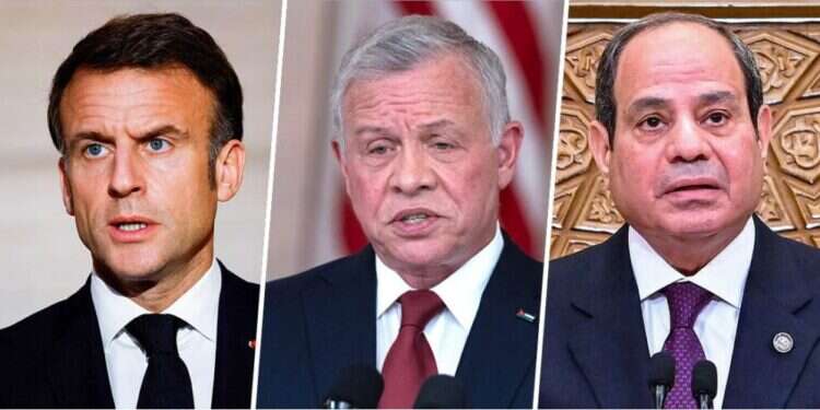 הפסקת אש עכשיו: הטור המלא של מקרון, א-סיסי ועבדאללה
