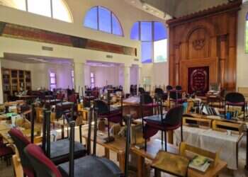 היכל ישיבת קריית־שמונה, בשבוע שעבר. צילום: באדיבות ישיבת ההסדר קריית־שמונה