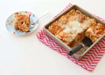 בְרֵד פודינג פיצה. צילום: אפרת ליכטנשטט