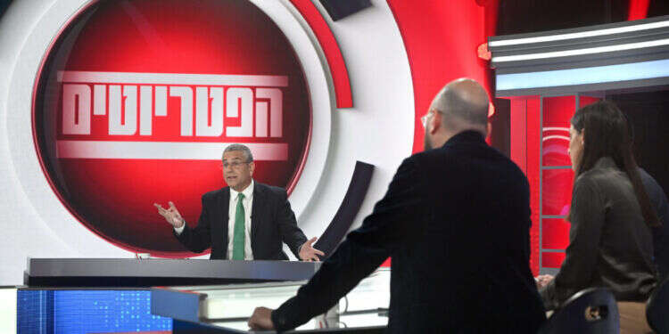 ״הפטריוטים״ ערוץ 14. צילום: אפרת אשל ״הפטריוטים״ ערוץ 14. צילום: אפרת אשל