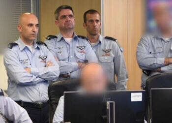 בור חיל האויר בליל המתקפה האיראנית