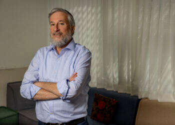 פרופ' קופל במשרדי פורום קהלת, שלשום. צילום: נעמה שטרן