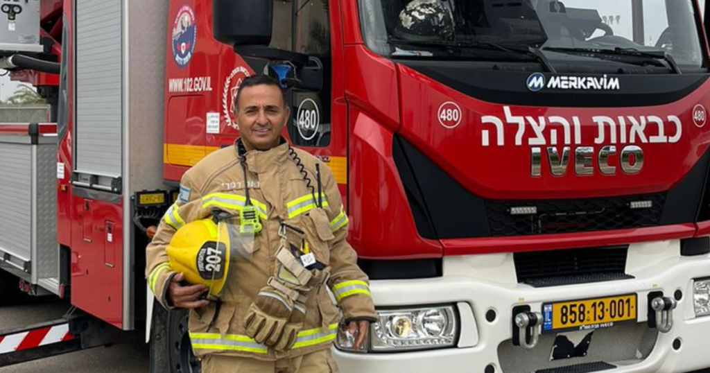 רס רס"מ יואל דמרי. צילום: באדיבות כבאות והצלה לישראל
