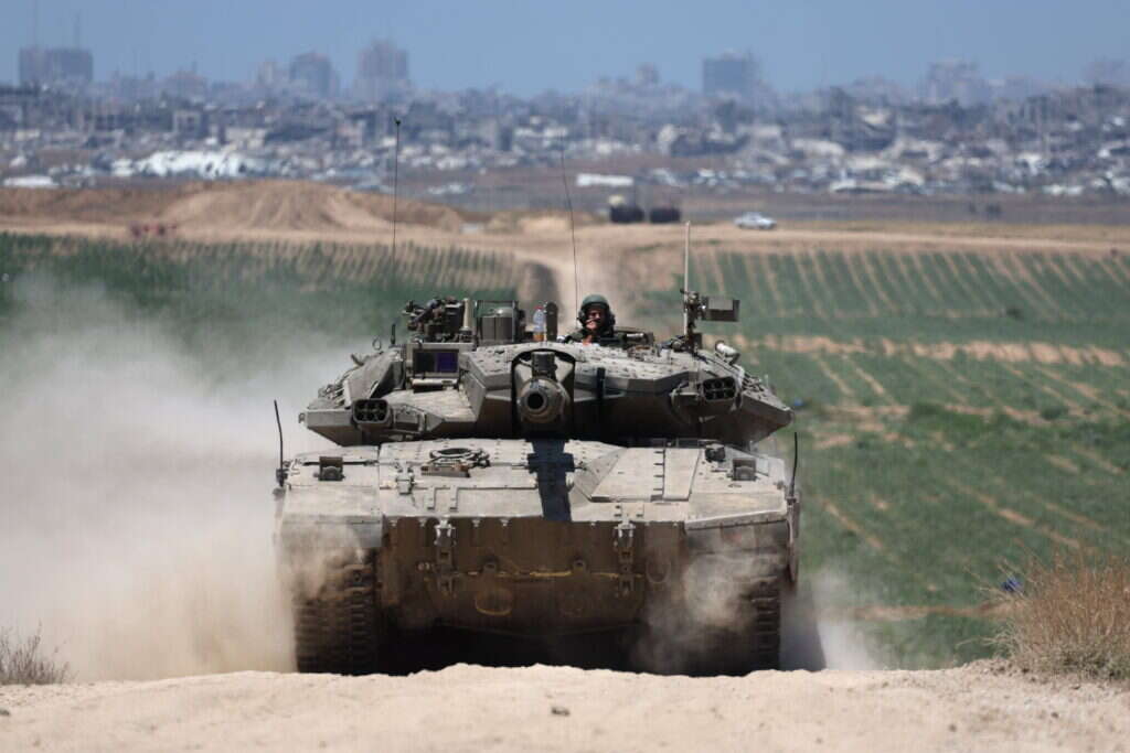 כוחות צה"ל בג'באליה, בשבוע שעבר. צילום: אי.פי.איי