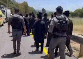 מירון: המשטרה פינתה מעל 500 איש שהתפרעו ונכנסו ללא אישור