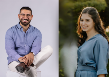 שחר שדה (מימין) וחובב אוזן. צילום חובב אוזן: אריק סולטן. סטיילינג: מעיין רתם ברש