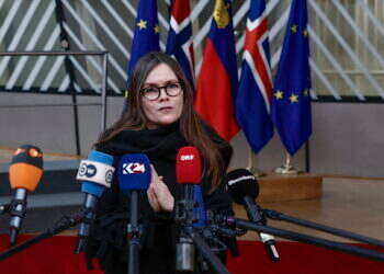 ראש ממשלת איסלנד לשעבר והמועמדת לנשיאות בהווה, קתרין יקובסדוטיר. צילום: AFP