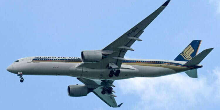 טיסת סינגפור איירליינס. צילום AFP תקרית אווירית: הרוג אחד ועשרות פצועים בטיסה מלונדון