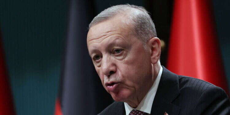 נשיא טורקיה, רג'פ טאיפ ארדואן. צילום: Adem ALTAN / AFP באיחור אופנתי: טורקיה מצטרפת לתביעה נגד ישראל בהאג