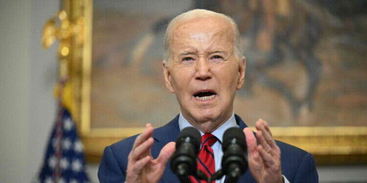 נשיא ארצות הברית ג'ו ביידן נואם בעניין המלחמה הישראלית בעזה, השבוע