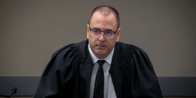 בשופט בני שגיא. צילום: מרים אלסטר, פלאש 90 סוף לסאגה: מונה נשיא בפועל לביהמ"ש המחוזי בבאר שבע