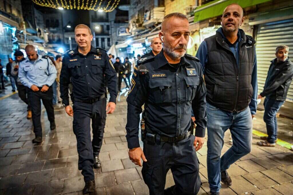 דורון תורג'מן, המפקד היוצא של משטרת מחוז ירושלים. צילום: אריה לייב אברמס - פלאש 90