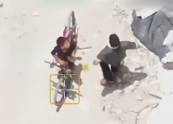 צפו: הילד התרחק מהמקום – המחבל חוסל מהאוויר