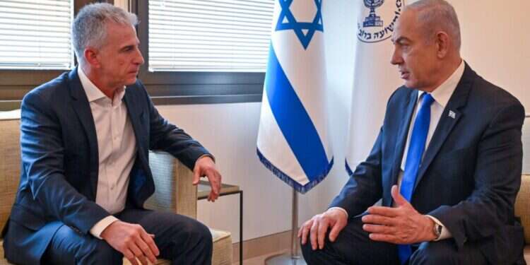 נתניהו בפגישה עם ראש המוסד. צילום: קובי גדעון, לע"מ