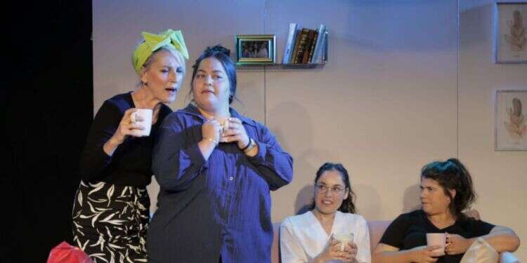 מתוך ההצגה  "התיאטרון מרפא מבפנים" השחקנית והאחות השכולה רני לובר לא יורדת מהבמה