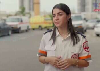 משיאת המשואה אושרית חדד, מד"א, מגן דוד אדום, הר הרצל, יום העצמאות