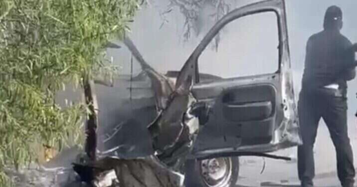 תוצאות חיסול בדרום לבנון, ארכיון דיווח בלבנון: כטב"מ ירה 5 טילים על רכב – 4 נהרגו