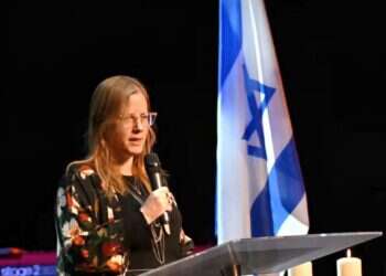 ארליך באירוע לציון ליל הבדולח בחודש נובמבר. צילום: Bryan Meade