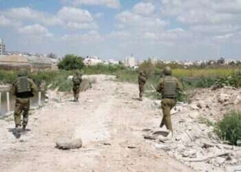 לוחמי צה"ל בסריקות באזור קו התפר, לאחר הירי לבת חפר וליישובי הסביבה מאזור טול-כרם. צילום: דובר צה"ל