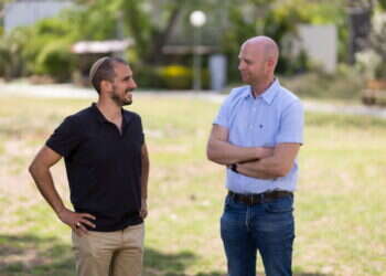 "השאלות הקשות והמחלוקות הן שיובילו אותנו לאחדות". אמיר תיבון ואליה מימון. צילום: לירון מולדובן