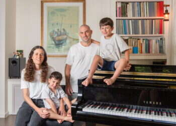 משפחת פוגל. צילום: אביטל הירש