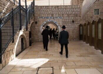 ציון רשב ציון רשב"י במירון, השבוע. צילום: אייל מרגולין, ג'יני