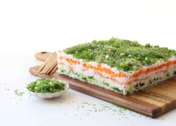 עוגת סושי.צילום: אפרת ליכטנשטט