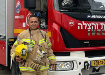 רס"מ יואל דמרי. צילום: באדיבות כבאות והצלה לישראל